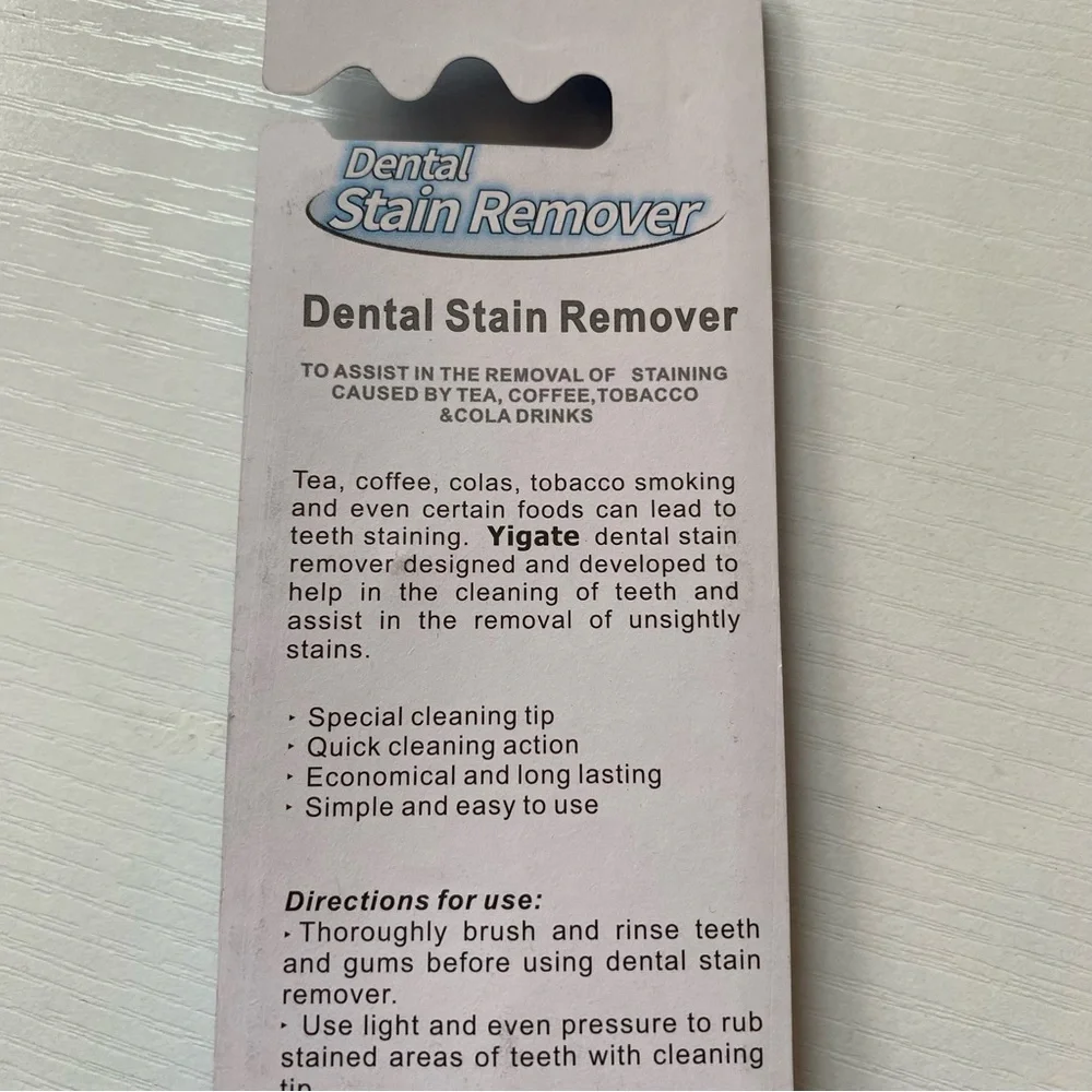Dental Stain Remover Tooth Stain Eraser Teeth Stain Remover Polisher Cleaner